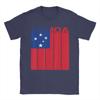 Samoa Flag TShirt Beach Cotton TShirts For Unisex Hip Hop Casual Tee Shirt Short Sleeves YK Fun Top Tees