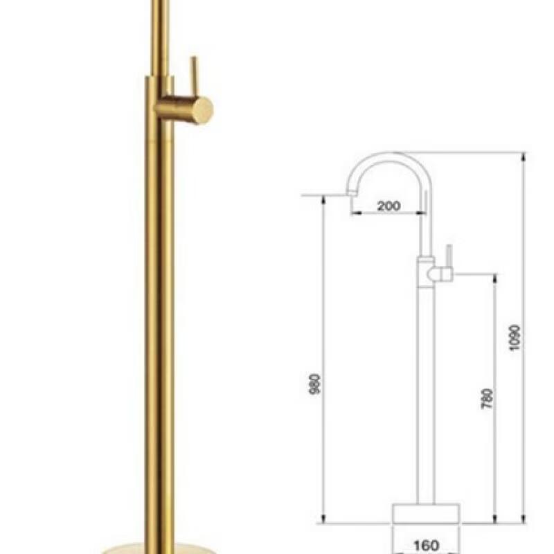 Handon Floor-standing Bathtub Faucet