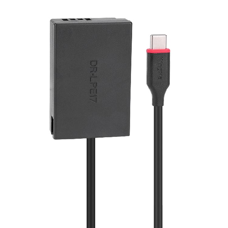 LP-E17 Replacement Dummy Battery Power Supply Adapter for DC Coupler Charger Kit