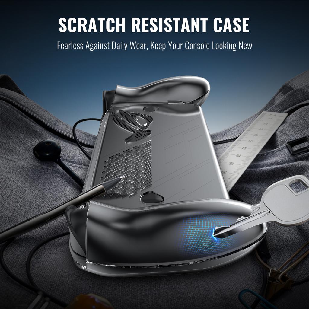 For ROG Xbox Ally X Transparent Case Game Console Protective Cover PC Hard Protector Shell Anti-Slip Anti-Drop Clear Skin Covers