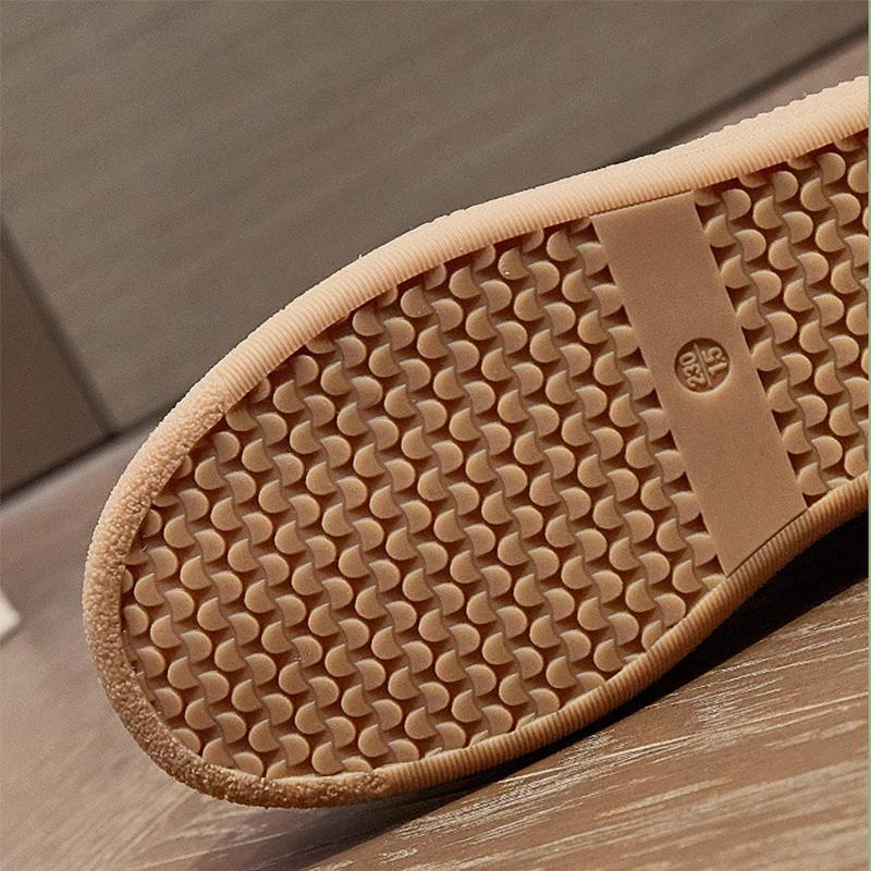 Vår Høst Mote Joggesko Kvinner Ekte Skinnsko Flate Casual Merke Damesko Gull Sølv Beige