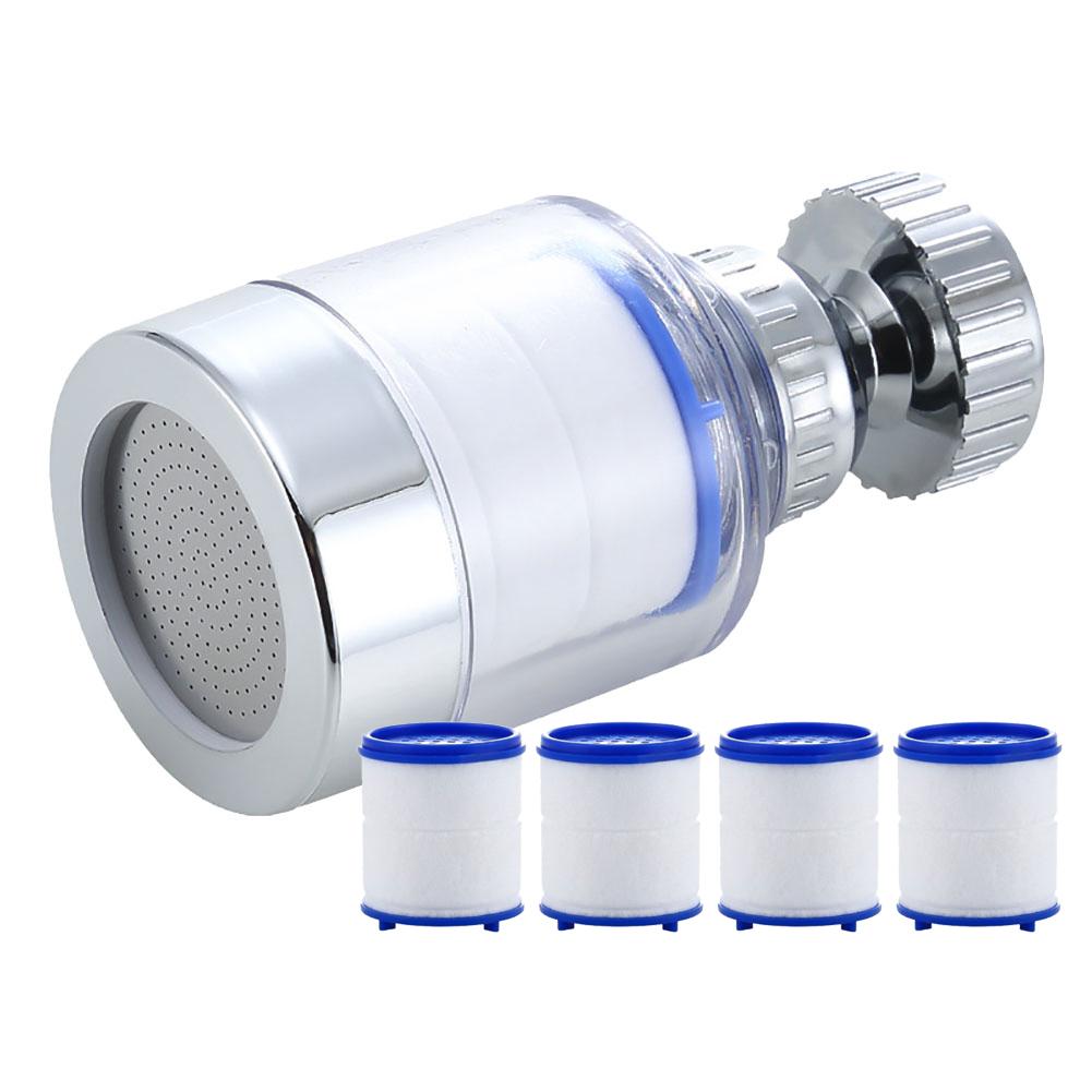 Faucet Purifier 360°Rotating Faucet Filter Kitchen Chlorine Removal Tap Aerator Anti-splash Bathroom Water Saving Tap Nozzle