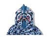 Double Hood Japanese Shark Camo Sweatshirt for Couples