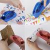 Automatic Tape Dispenser with 2Rolls of 12mm Tapes for Carton Box Sealing Ergonomic Handheld Tape Cutter for Shipping