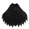 Luminous Ghost Face Halloween Cape for Kids - Glowing Black & White Costume Shawl