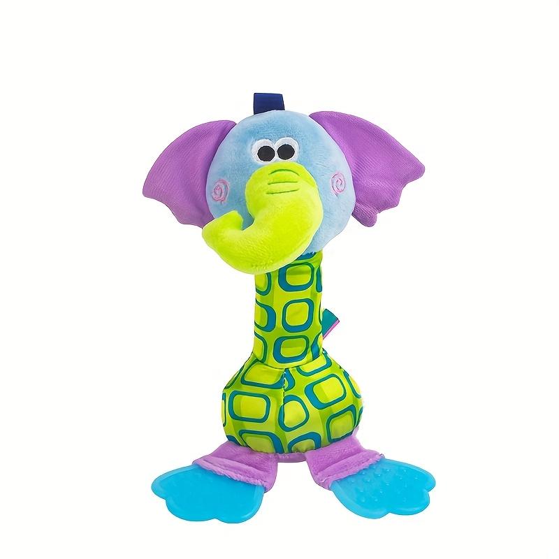 

Мягкая плюшевая погремушка для младенцев, ручной рождественский подарок для мальчиков и девочек Elephant