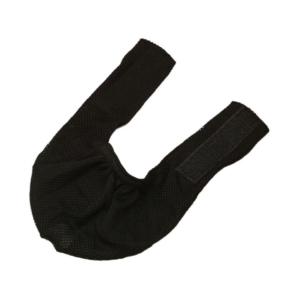 

Adjustable Cat Mouth Cover Mesh Kitten Muzzle Professional Pet Grooming Mask Nail Trimming S чёрный