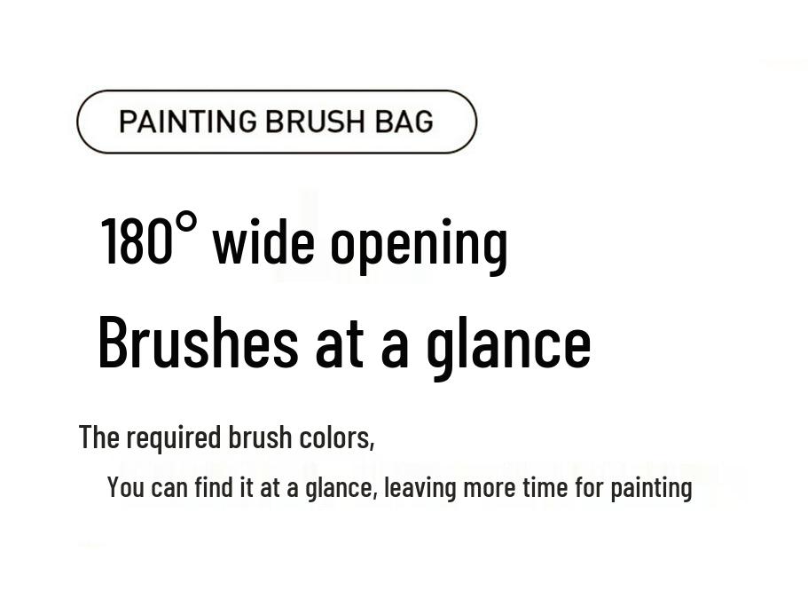 72-Slot Colored Pencil & Brush Storage Bag - Portable Student Art Case