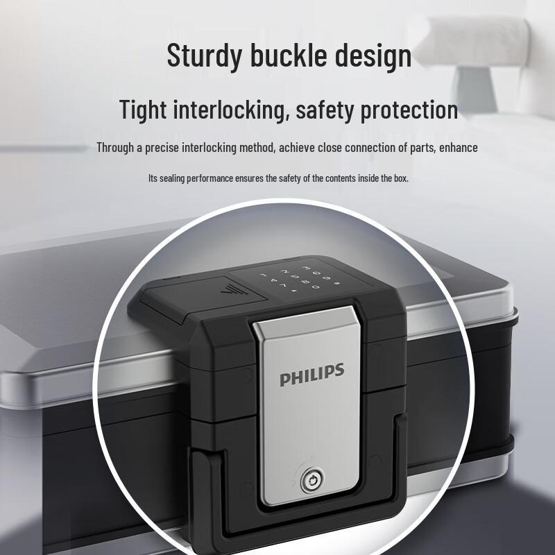 Philips Portable Waterproof Flip-Top Safe