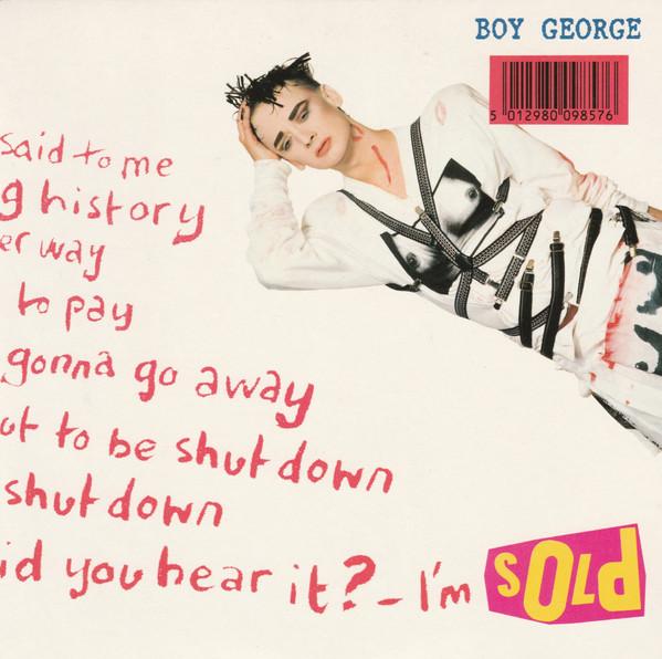 

7inch Record BOY GEORGE - Sold BOY102 Virgin 1987 UK Pop Used