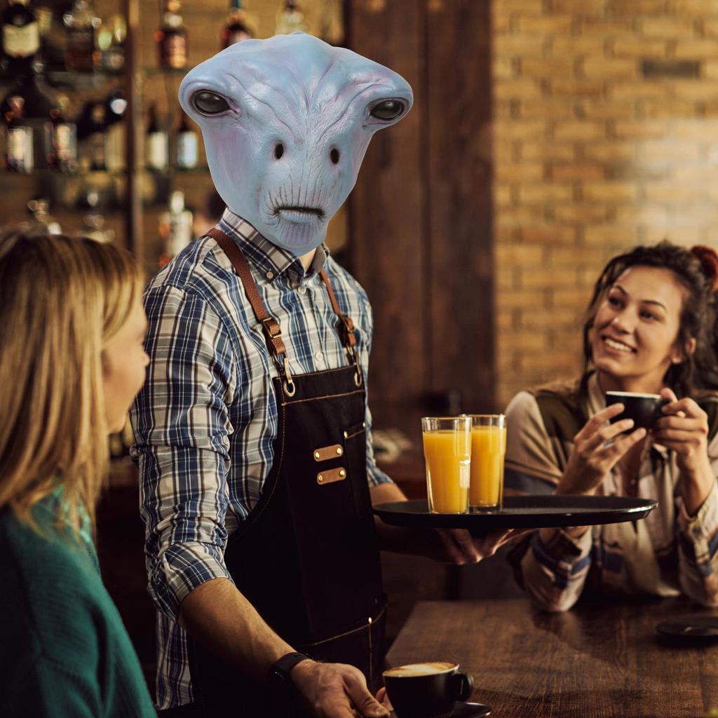 Alien Mutant Frogman Latex Mask