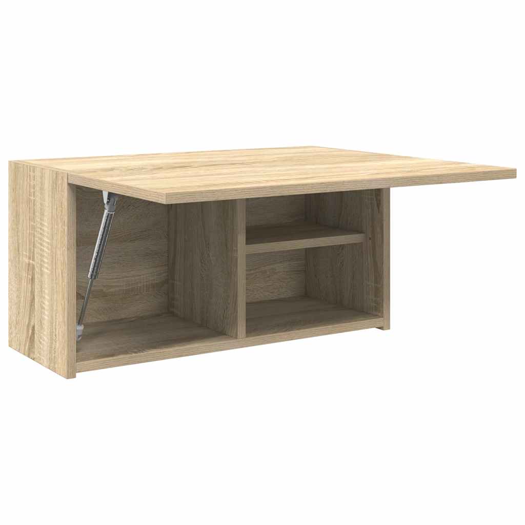 Badezimmer-Wandschrank Sonoma Eiche Optik 60 x 25 x 30 cm Spanplatte