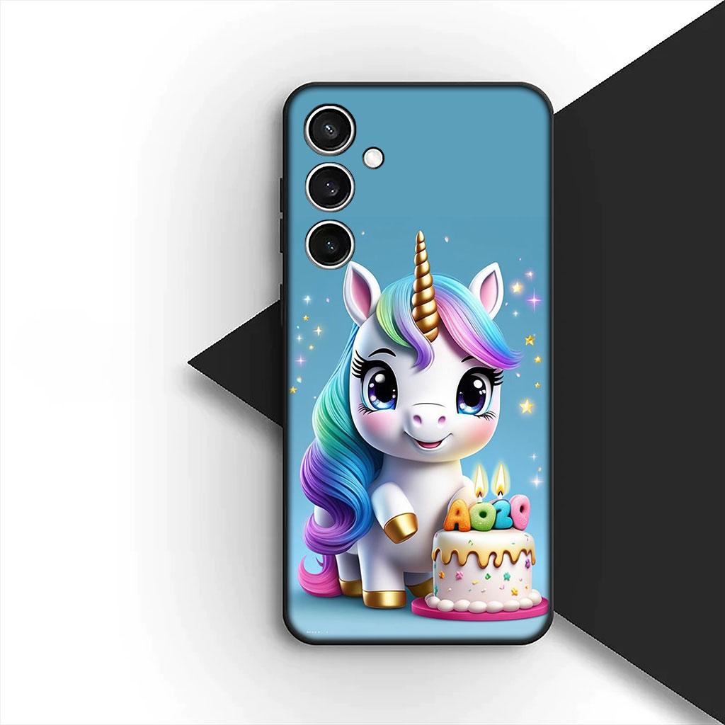 Comics Unicorn Horse Rainbow Phone Cover for Motorola Moto G55 G45 G75 G85 G13 Edge 50 30 Fusion 40 NEO Ultra Pro Soft Case