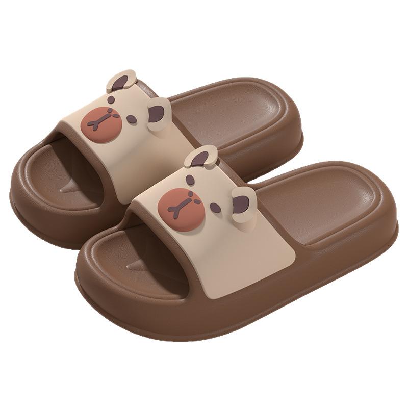 Nuovi sandali estivi per bambini e bambine a forma di capibara, antiscivolo, ideali per il bagno e la casa.