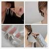 Women's Dongdaemun Bow Fashion Earrings: Cute & Simple Ear Hooks with Elegant Temperament