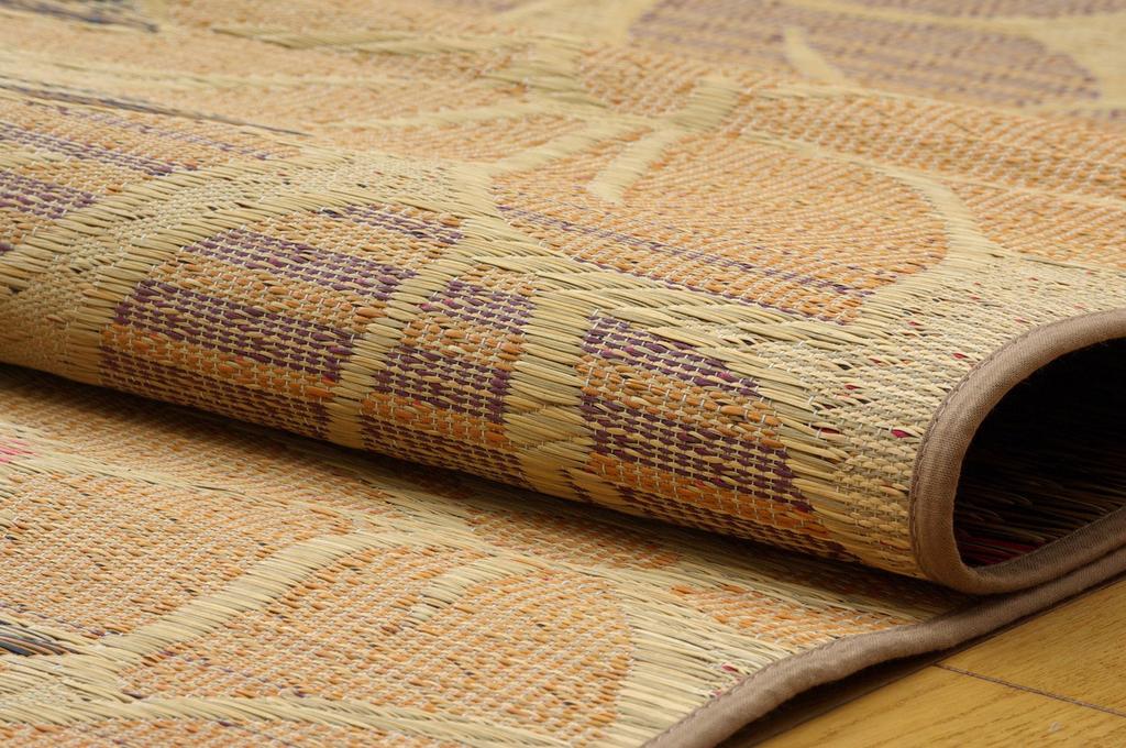 IKEHIKO Igusa Rug/Carpet, Nadeshiko Pattern, Approx. 191 X 250cm, Beige, Made In Japan #1705930