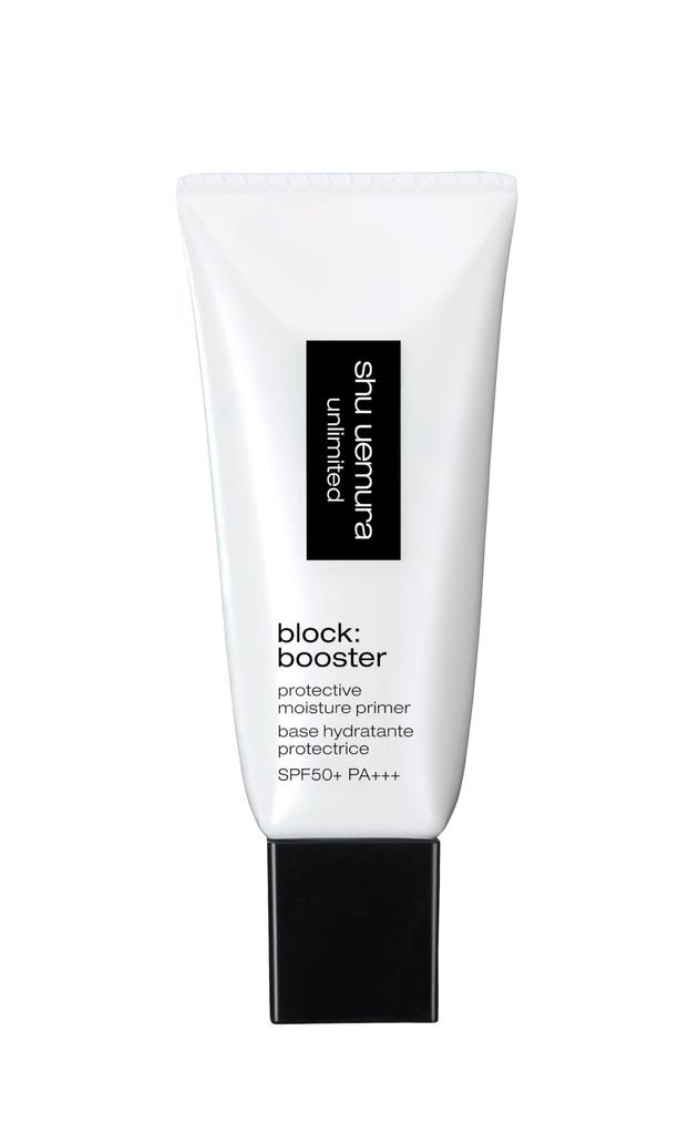 Shu Uemura Unlimited Block Booster 30mL, Colorless Sunscreen, Makeup Base, UV Primer, BB SPF50+ PA+++, Authentic