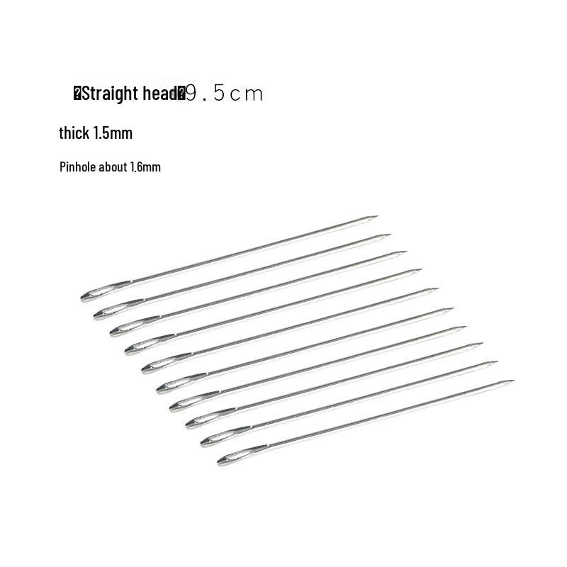 Large Burlap Knitting Bag with Thickened Needle and Snakeskin Pattern