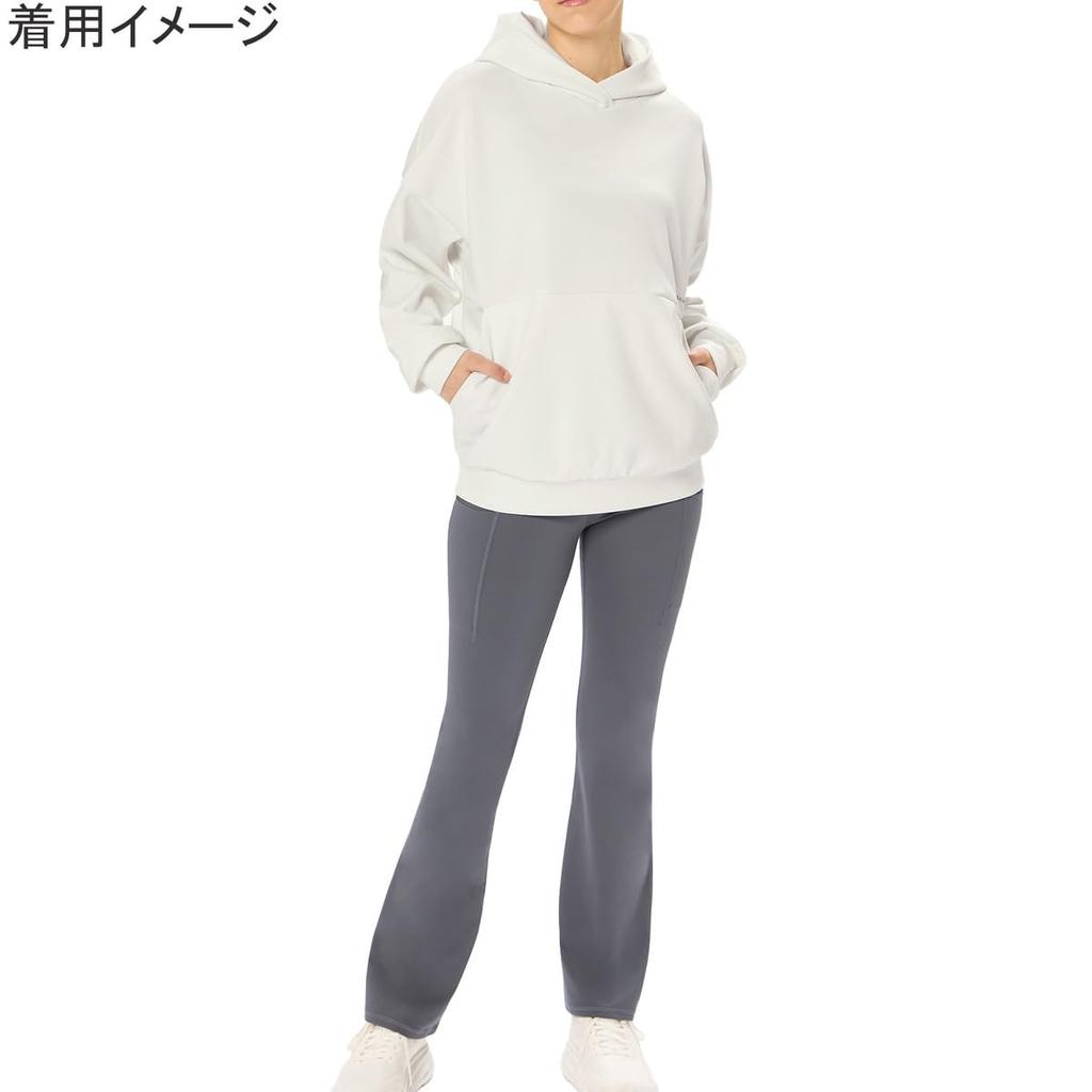 Pantalones Danskin Anymotion Warm Slim Flare Dark Talla S, Gris,