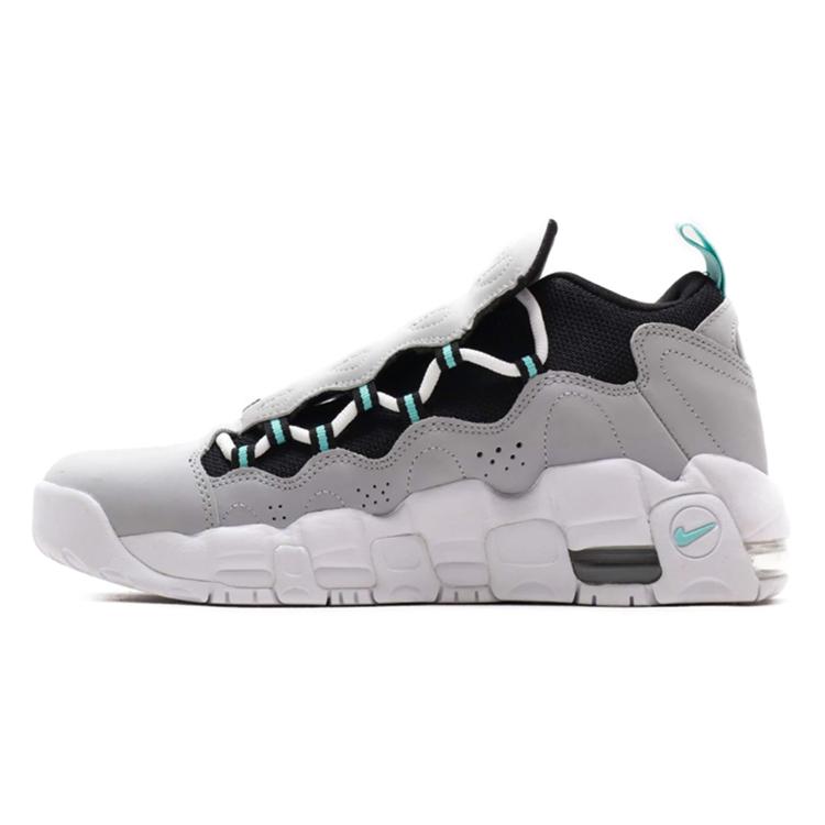 

New Nike Air More Money Wolf Grey Island Green GS AH5215-002 39