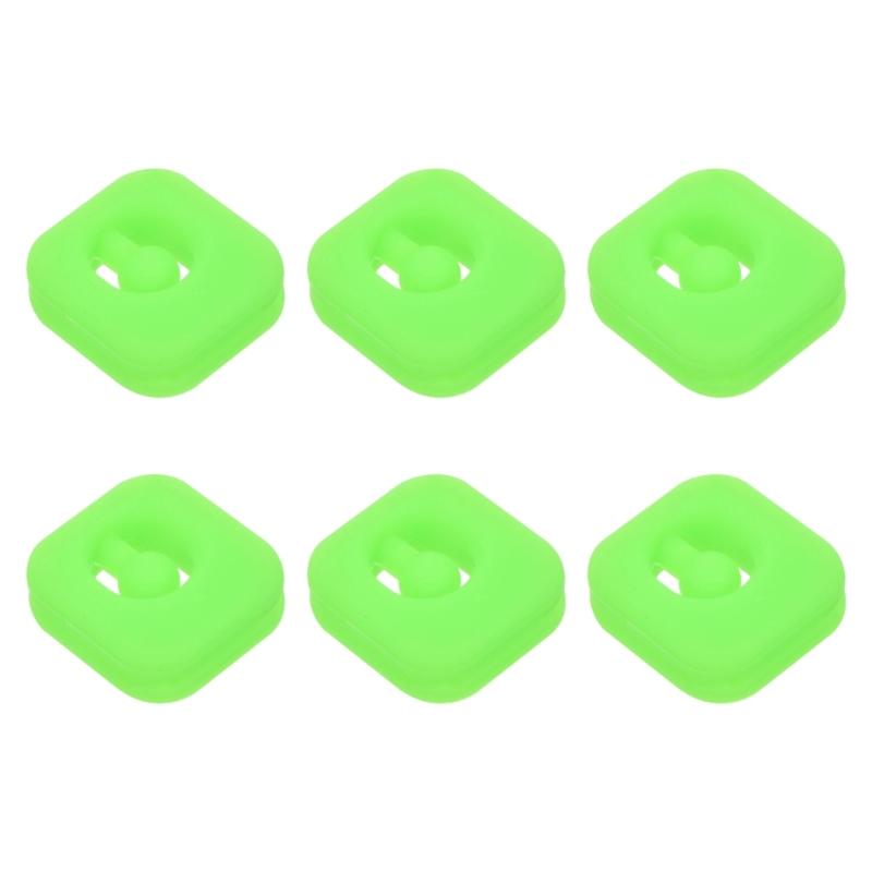6Pcs Tennis Racket Dampener Tennis Shock Absorbers Soft Silicone Racket Dampener to Reduce Vibration Easy to Install