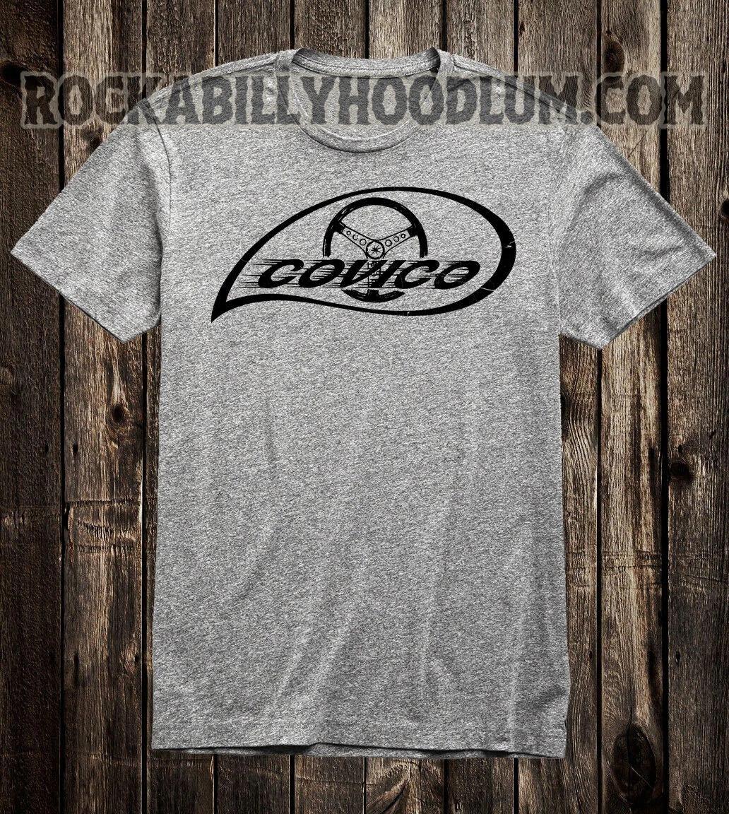 

Retro Hot Rod Tee T Shirt Drag Race Automotive Covico Steering Wheels Speed Shop 2XL