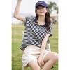 Demana Women's Striped Polo T-Shirt