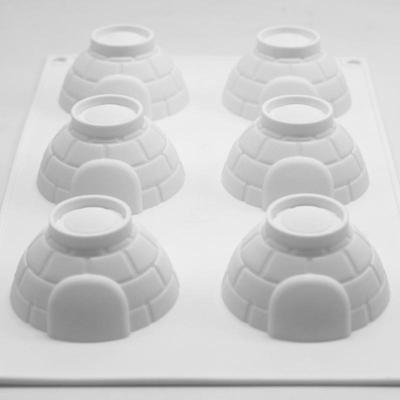 Forma de Silicone para Bolo Igloo de 6 Cavidades Para Mousses Molde de Sorvete Ferramenta para Bolos e Massas Acessórios de Cozinha