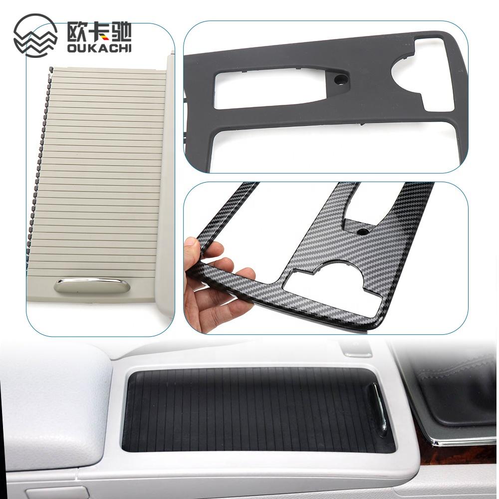 For Mercedes Benz C E Class W204 W212 Coupe W207 C207 Car Inner Center Console Gear Shift Box Water Cup Holder Cover