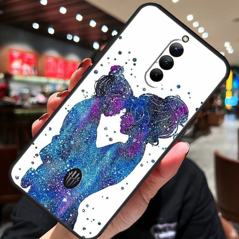 Krásný obal Matka Dcera Syn pro ZTE Nubia Red Magic 10S 10 8 9 8S 9S 11 Pro Plus 5G 6R 6 7 6S 7S Pro 10 Air Kryt