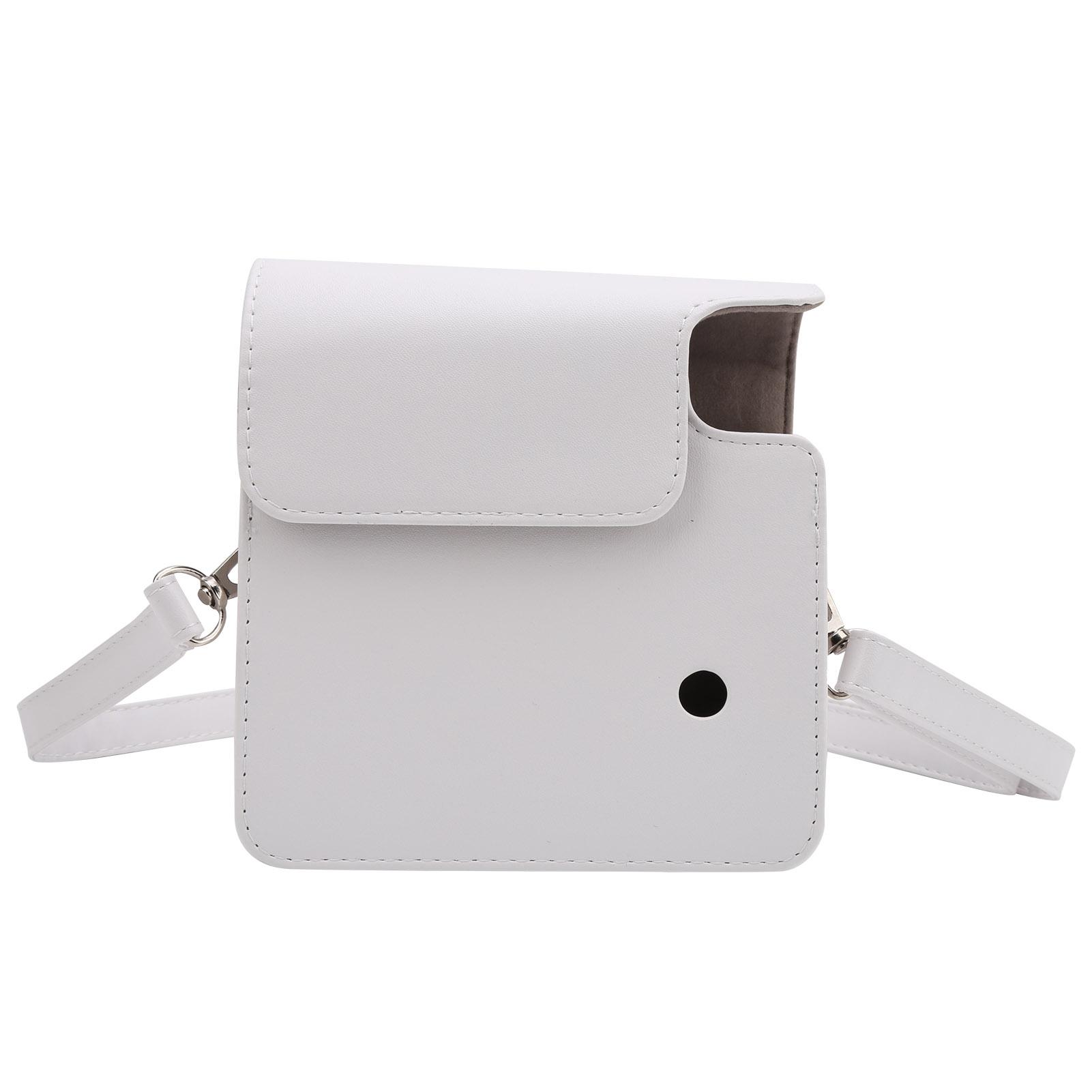 

Camera Protective Case PU Leather Shoulder Camera Bag Fit for Instax SQUARE SQ1 белый