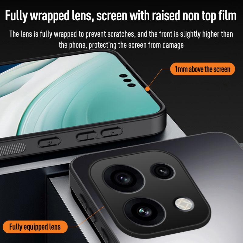EUCAGR For OPPO Reno 16 AG Frosted Soft TPU+PC Matte Back Cover For OPPO Reno 16 Pro Reno16Pro Phone Cases