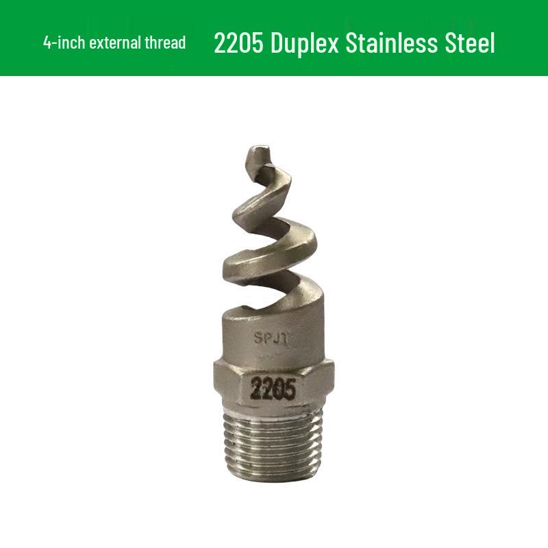 Stainless Steel Anti-Clog Spiral Spray Nozzle for Cooling Tower & Fire Protection