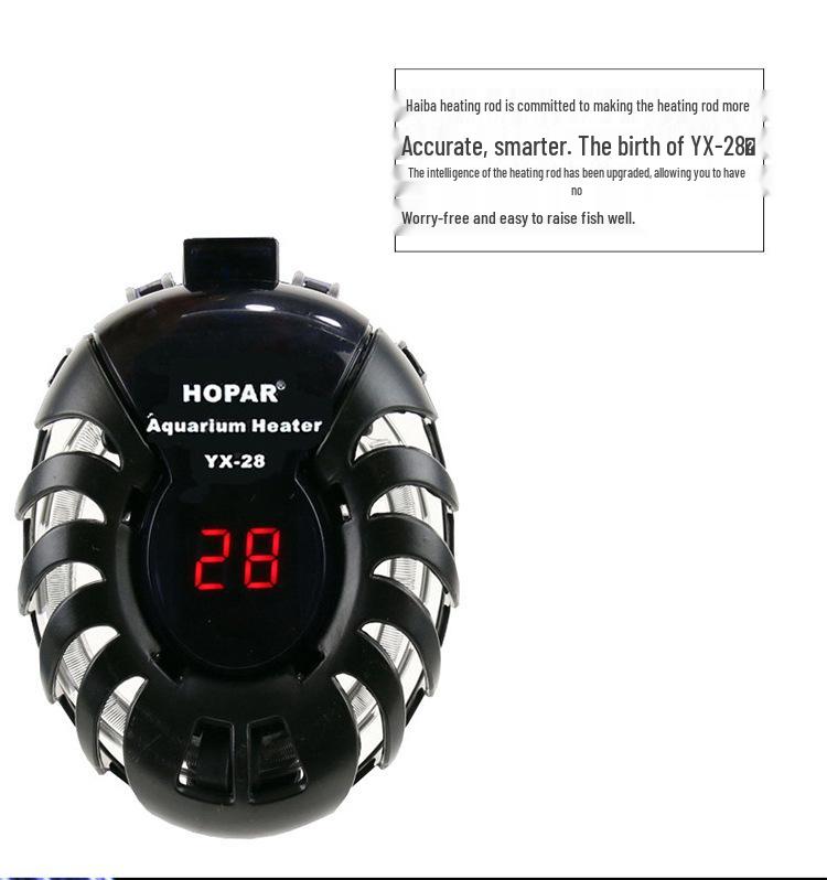 Aquarium Heating Rod with External Controller - Explosion-Proof, Variable Frequency, Constant Temperature for Fish and Turtle Tanks.