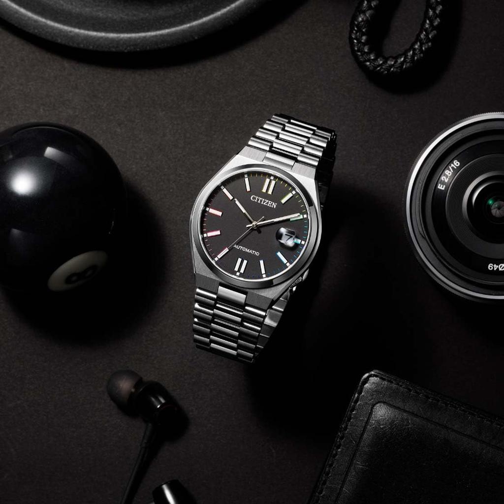 Citizen Citizen Watch Tsuyosa Collection Automatic Black Rainbow NJ0151-53E Men's [Item]