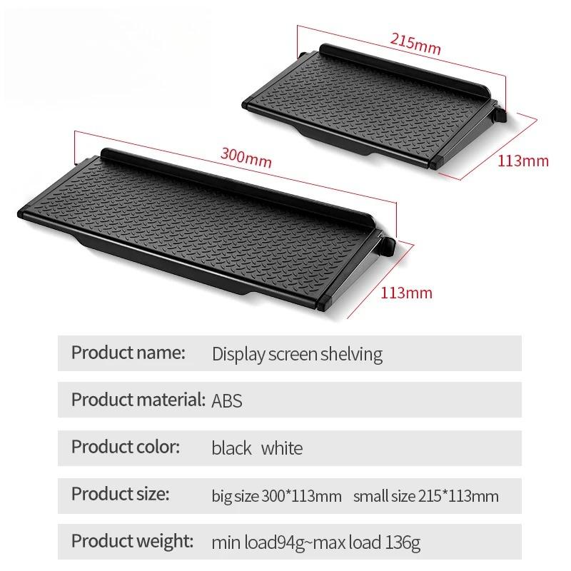 New Adjustable TV Screen Top Shelf Display Shelf Computer Monitor Riser Desktop Stand TV Rack TV Top Monitors Simple Bracket