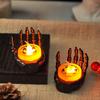 Halloween Skull Hand Candle Light Easter Ghost Hand Decoration Prop Light Creative Atmosphere Ornament Night Light