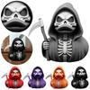 Grim Reaper Duck Figurine Collectible Scary Death Duck Statue Horror Duck Statue Halloween Decorations