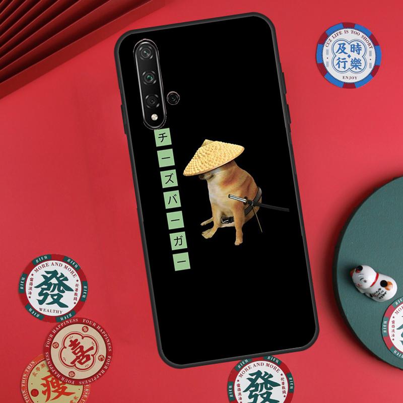 Cheems Doge Meme Funny Doggy For Huawei Nova 11 Pro 9 10 SE Y60 Y70 Y90 Y61 Y91 Y72 Y73 12i 11i 8i P20 P30 P40 Lite Case