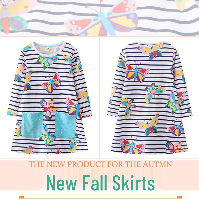 Spring 2025 Baby Girls' Princess Dress - New European & American Style