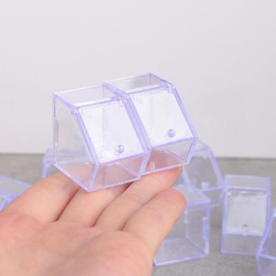 5Pcs Dollhouse Mini Transparent Storage Display Rack Model Dollhouse Supermarket Scene Decoration Toy Dolls House Accessories