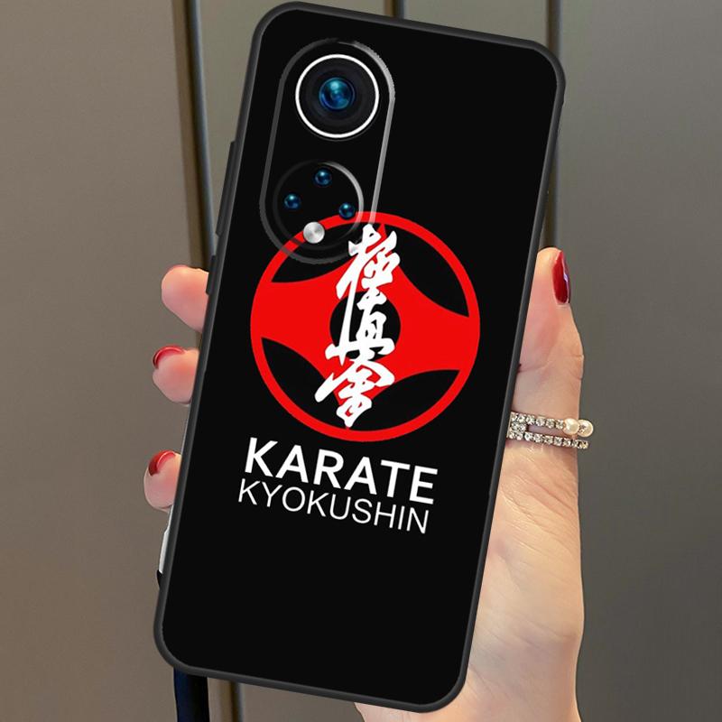 Oyama Kyokushin Karate For Huawei P20 P30 P40 Lite Pro P Smart 2019 Nova 9 5T Telefondeksel For Honor 50 8X 9X 10i