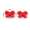10pcs 23.5x31mm Acrylic Bow Beads Colorful Bowknot Loose Spacer Bead For Jewelry Making DIY Bracelet Phone Key Chain Accessories