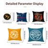 Rock Foo Fighters Cushion Cover Cushion Cover Set 4Pcs 50X50 45X45 40X40 Pillowcase Decorative Sofa Home Decor