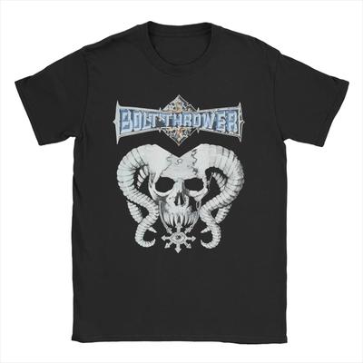 Bolt Thrower Rock Band Logo T Shirts Men Women's Cotton Crazy T-Shirts Round Collar Tee Oversized High Quality Soft Comfortable