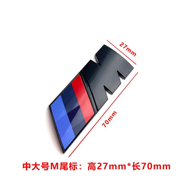 M Sports Sticker Car Accessories Sticker Styling For BMW M LOGO Fender Emblem Badge Rear Trunk Badge 1 3 5 Series X1 X3 X5 X6m AS2