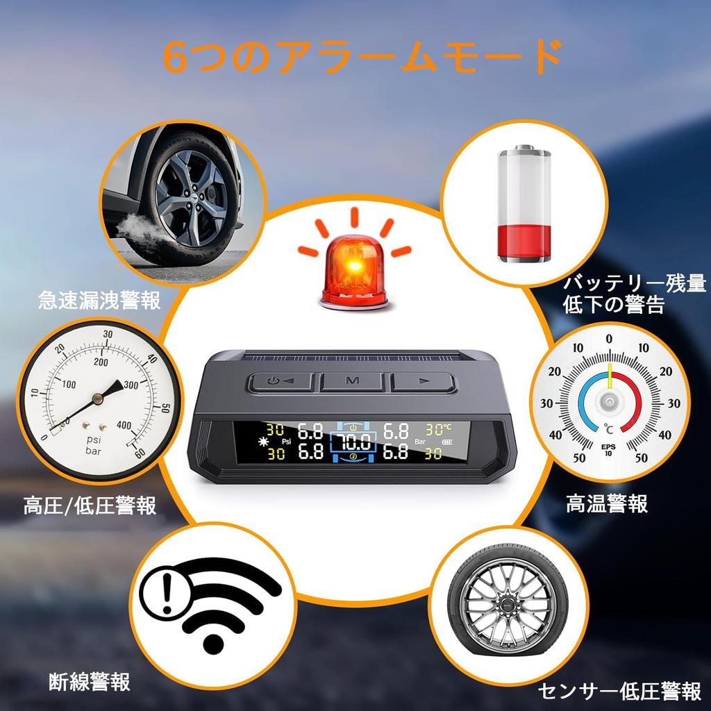 Stynxro Tire Pressure Sensor, TPMS Air Pressure Sensor, Vehicle Vibration Sensor, Pressure Sensor, Real-time