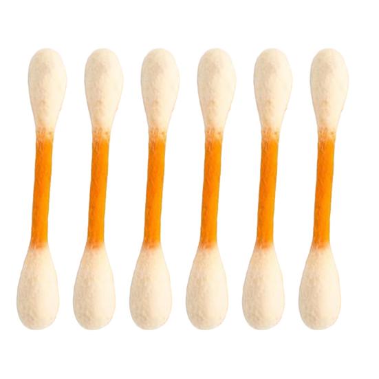 6Pcs Cotton Swabs Cat Toys with Catnip Giant Kitten Chew Sticks Indoor Cats Dental Care Teething Toy Big Felt Swab Interactive Boredom Toy