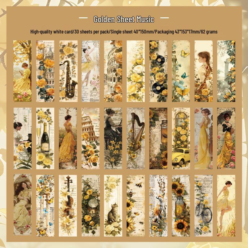 Yuezhen Romantic Garden Creative Graduation Bookmark Gift