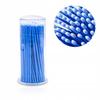 Blue Velour Eyelash Microbrushes 2.5mm